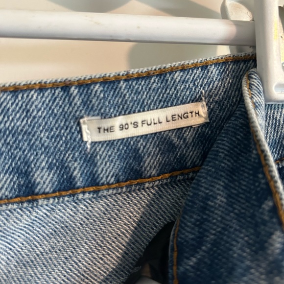 Zara 90’s full length jeans with rips size 12 - Picture 4 of 4